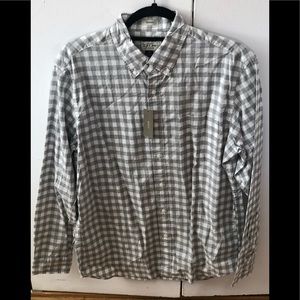 J. Crew casual mens checkered button down